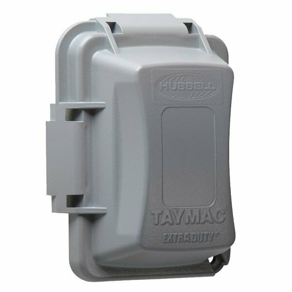 Taymac Electrical Box Cover, 1 Gang, Polycarbonate, In-Use MM420G